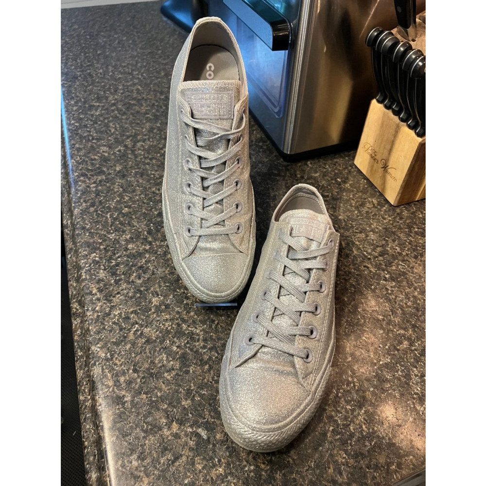 Converse Chuck Taylor All-Star Lifestyle Low Top Sparkling Silver